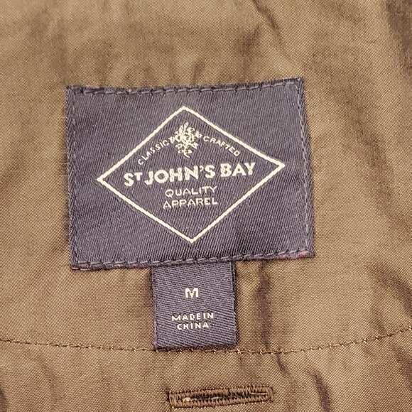 St Johns Bay Red and Gray Anoraks Coat with Detachable Hood - Picture 8 of 10